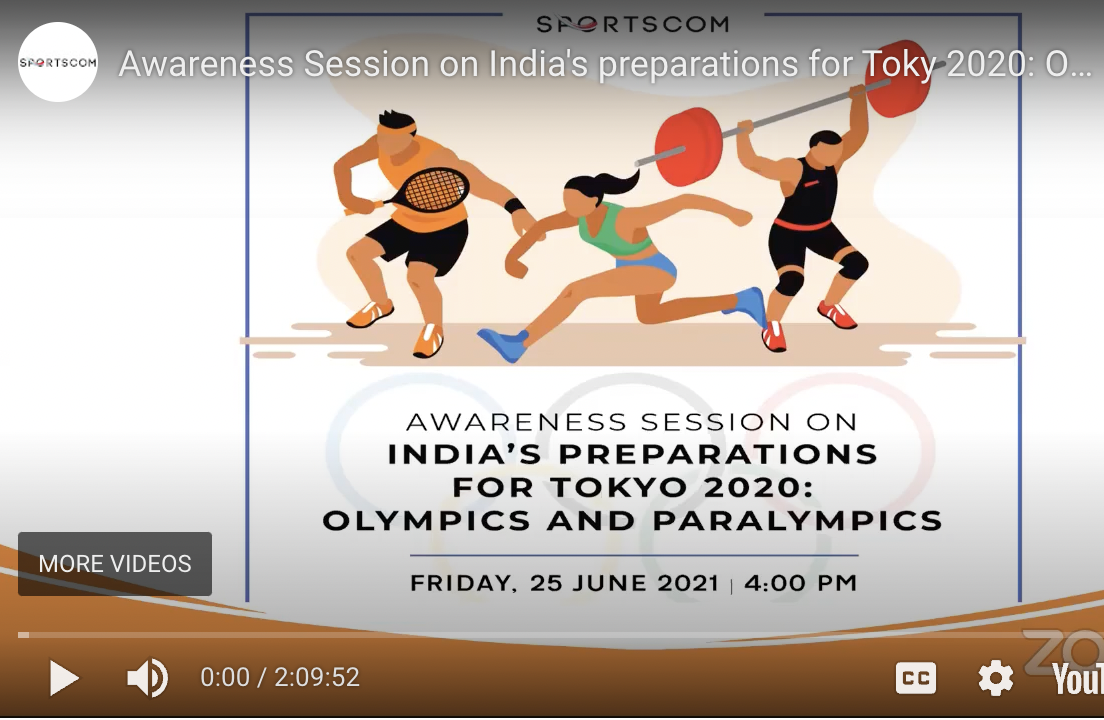 Awareness session on India’s preparations for Tokyo 2020: Olympics and Paralympics