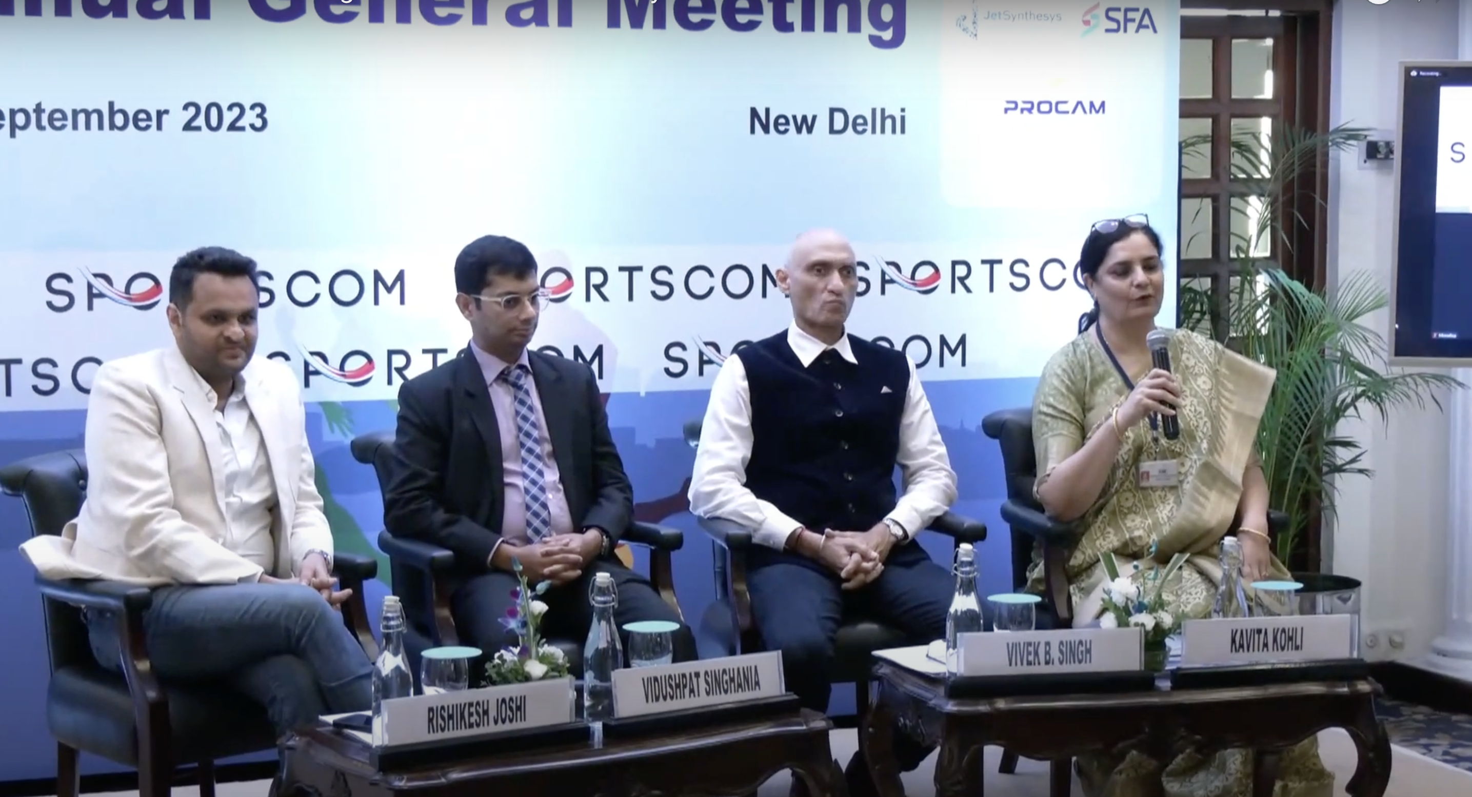 5th Annual General Meeting of SPORTSCOM Industry Confederation : VISION 2024-25 by Mr. Rishikesh Joshi, Secretary SPORTSCOM Industry Confederation.