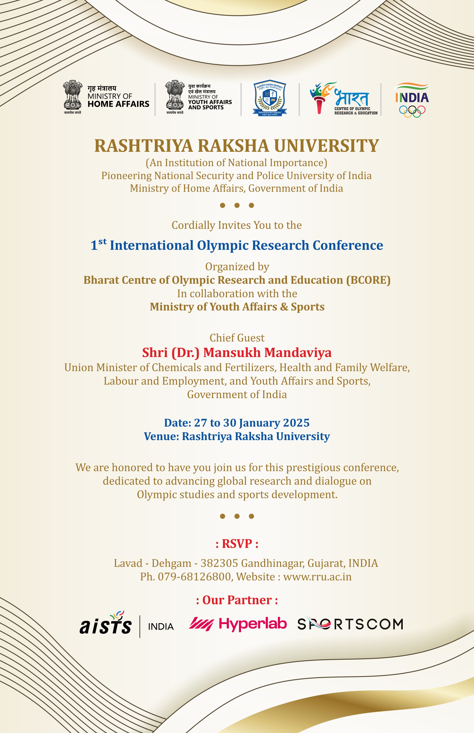 1st International Olympic Research Conference