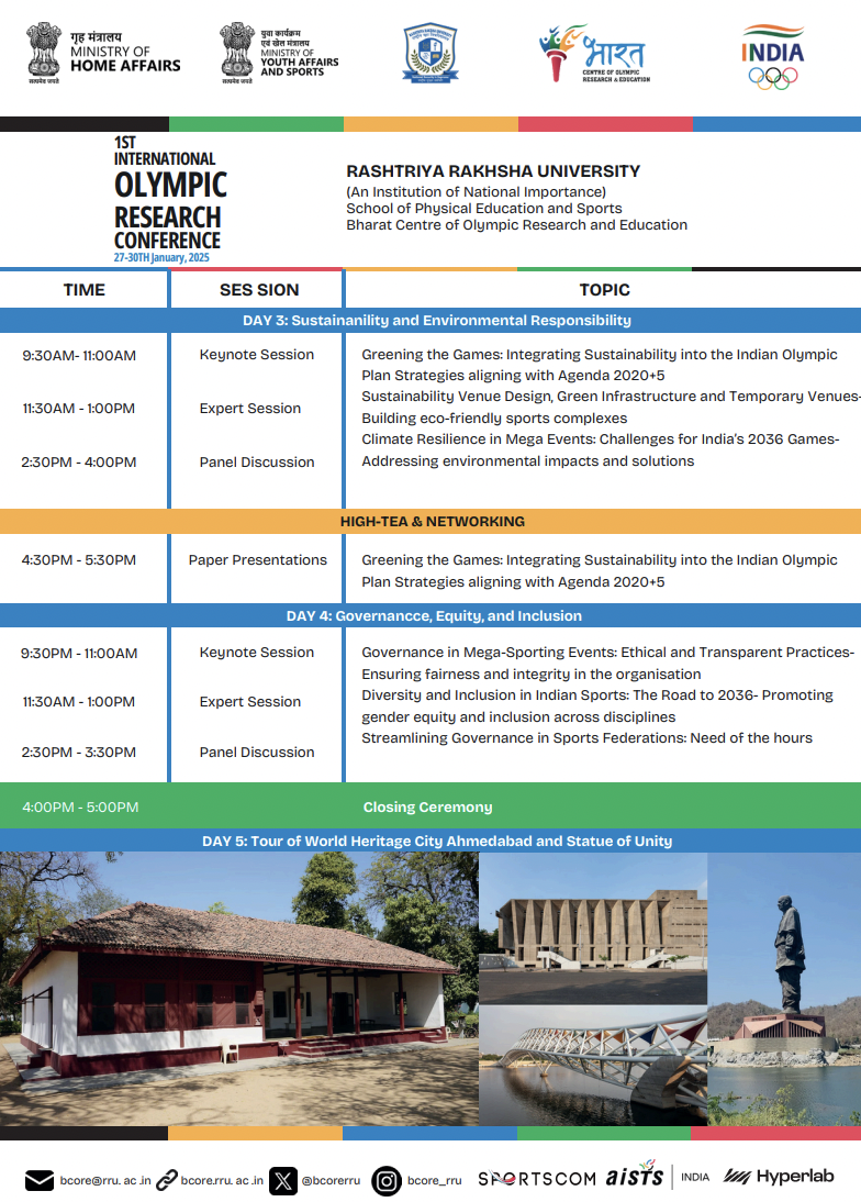 1st International Olympic Research Conference